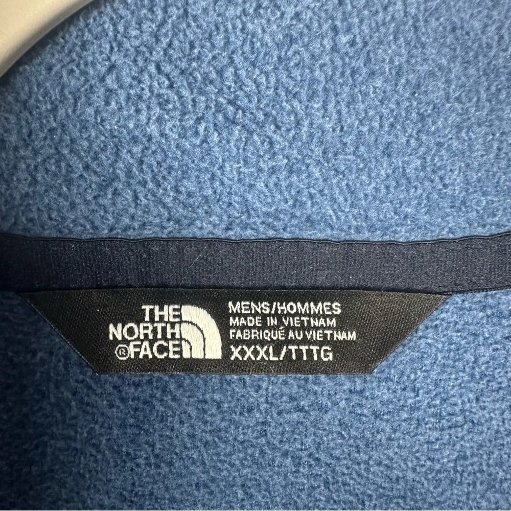 The North Face Men’s Blue Fleece 1/4 Zip Pullover XXXL